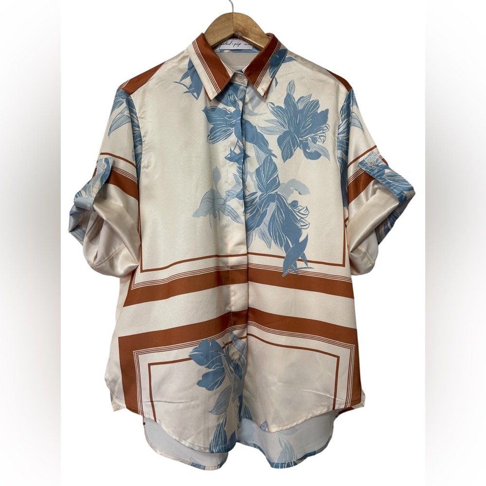 Petal & Pup Lara Flora Print Blouse - Picture 5 of 10